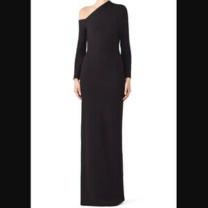 Solace London Liva Gown in Black Size 6